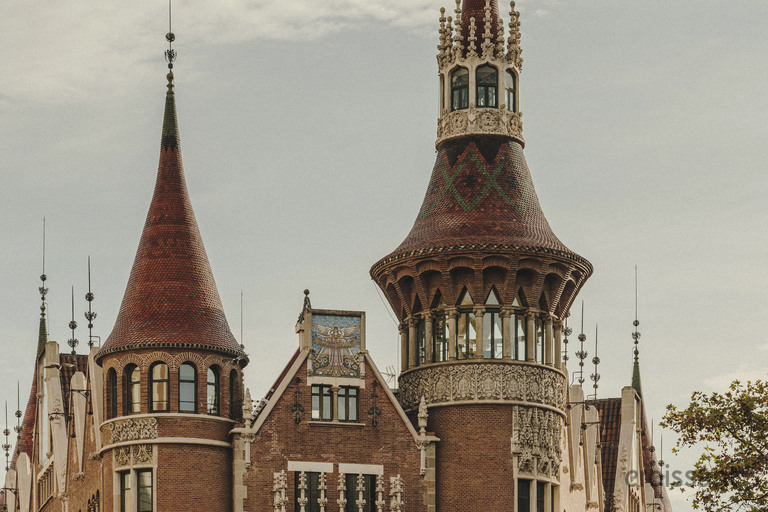 a castle on top of a tall building