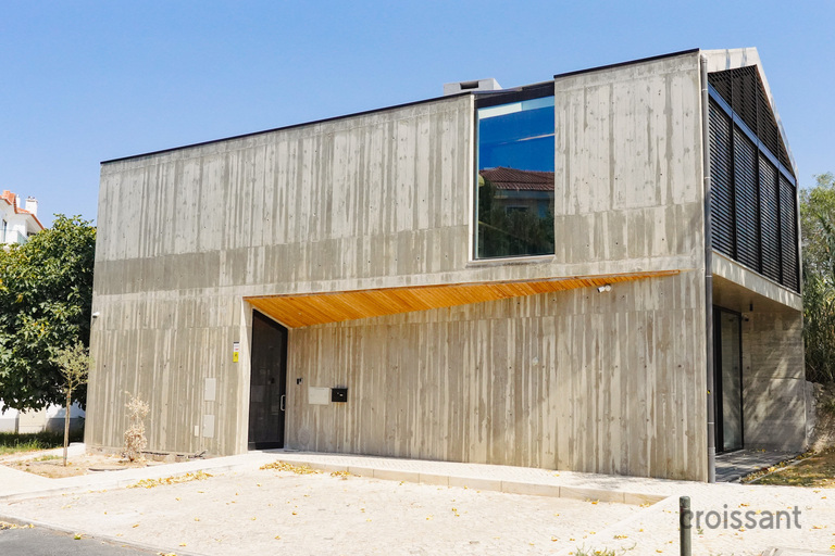 a person standing in front of a building