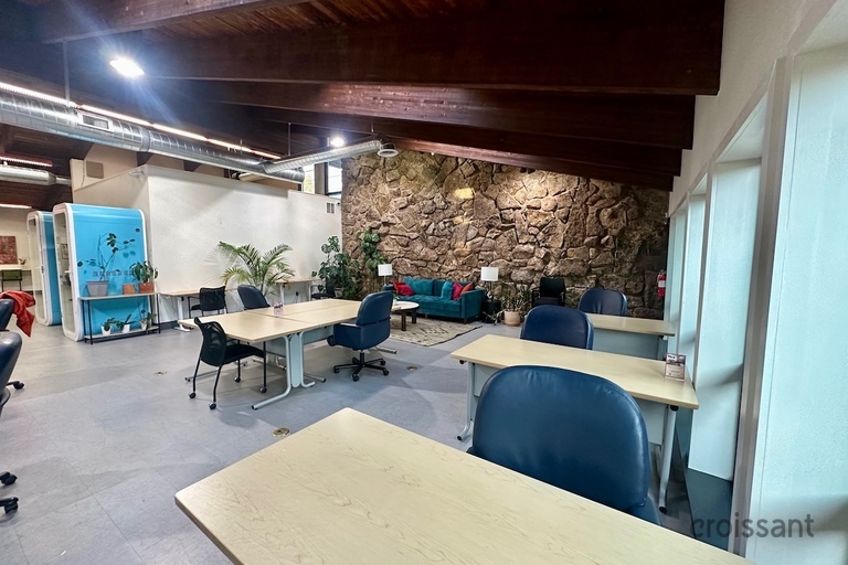 a group of people in a room