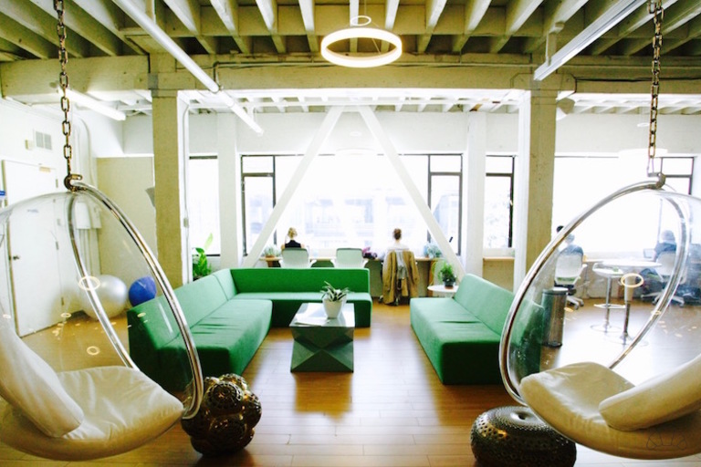 Eco-Systm main coworking area