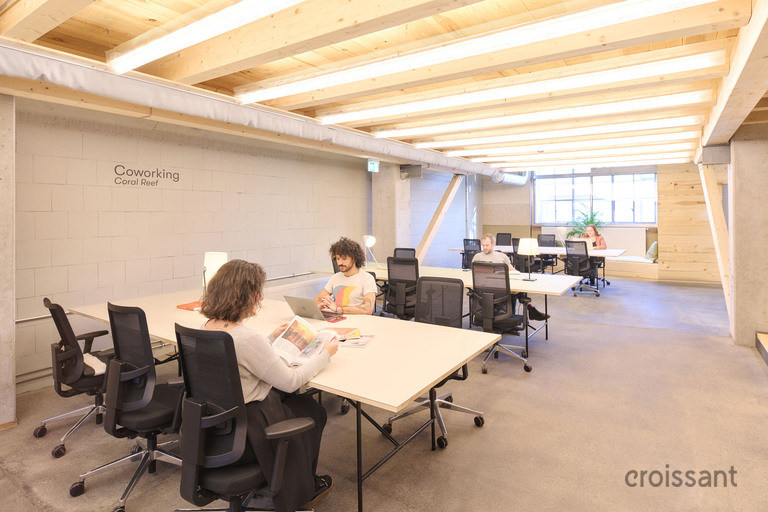 a person sitting on a chair in a room