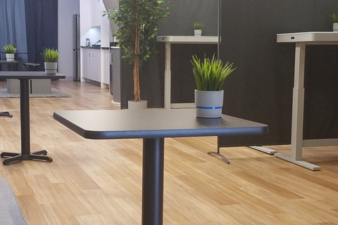 a room with a wooden floor