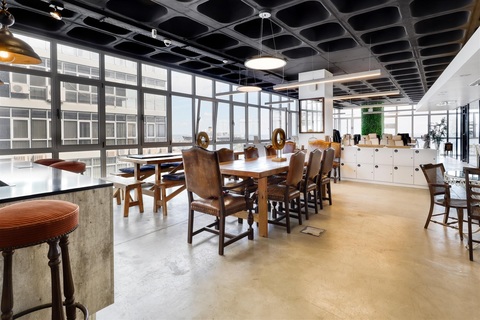 a dining room table