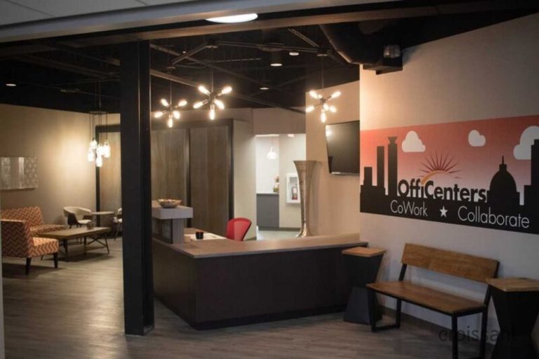 a room filled with furniture and a table