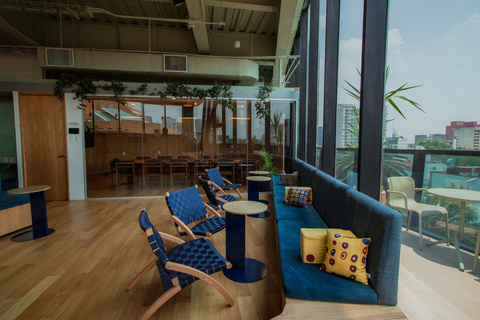 a view of a living room