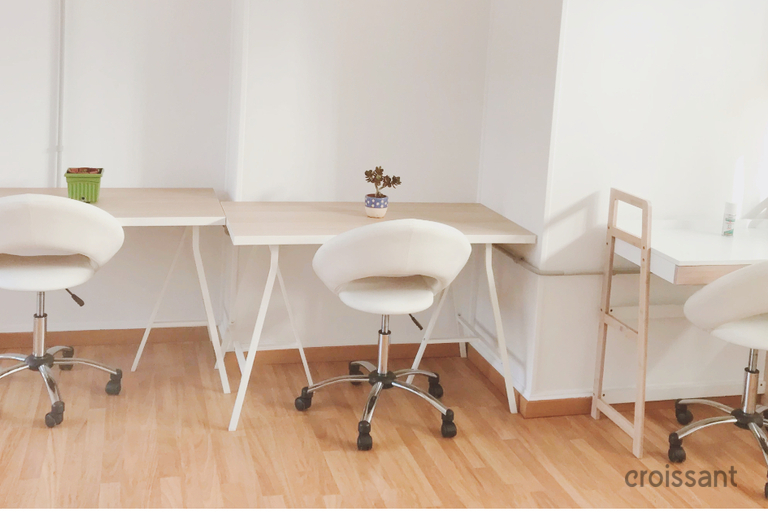 a living room with a wood floor
