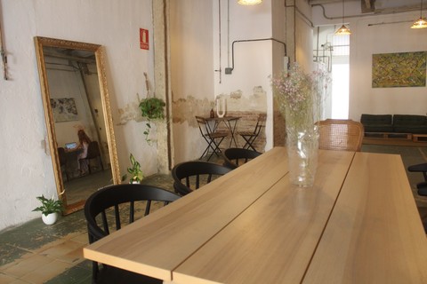 a dining room table