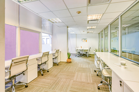 a large room