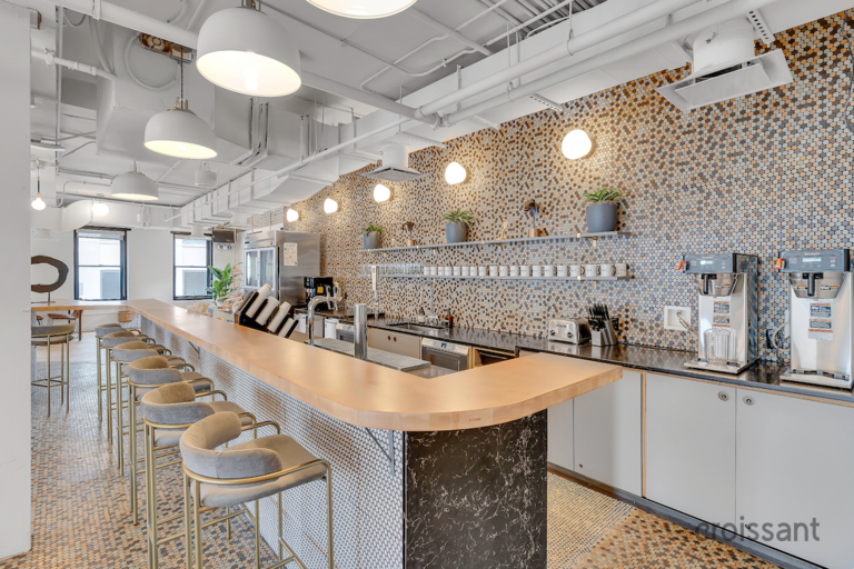 a kitchen filled with lots of counter space