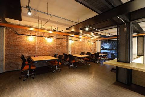 a large room
