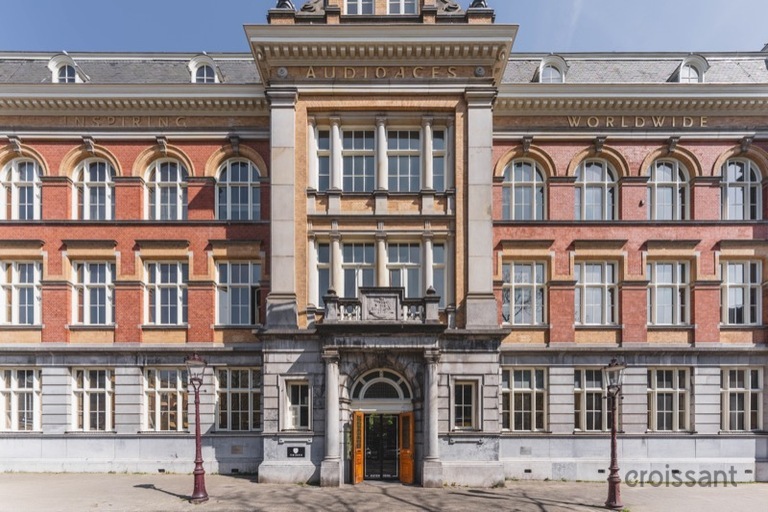 a large old building with many windows