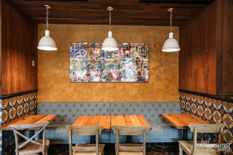 a dining room table
